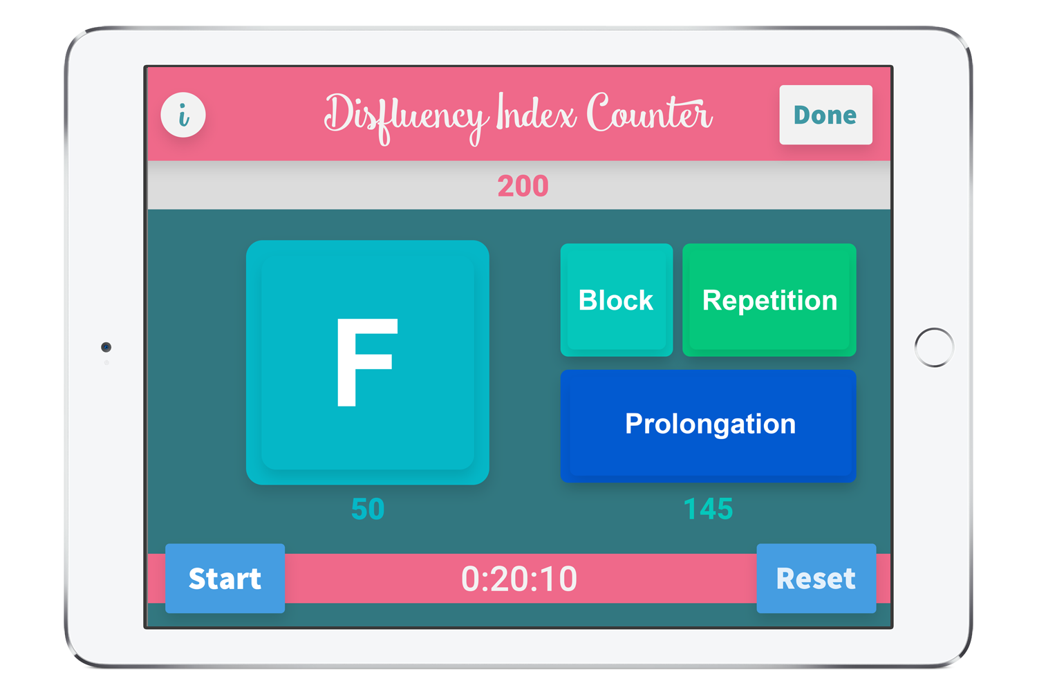 disfluency index counter-web