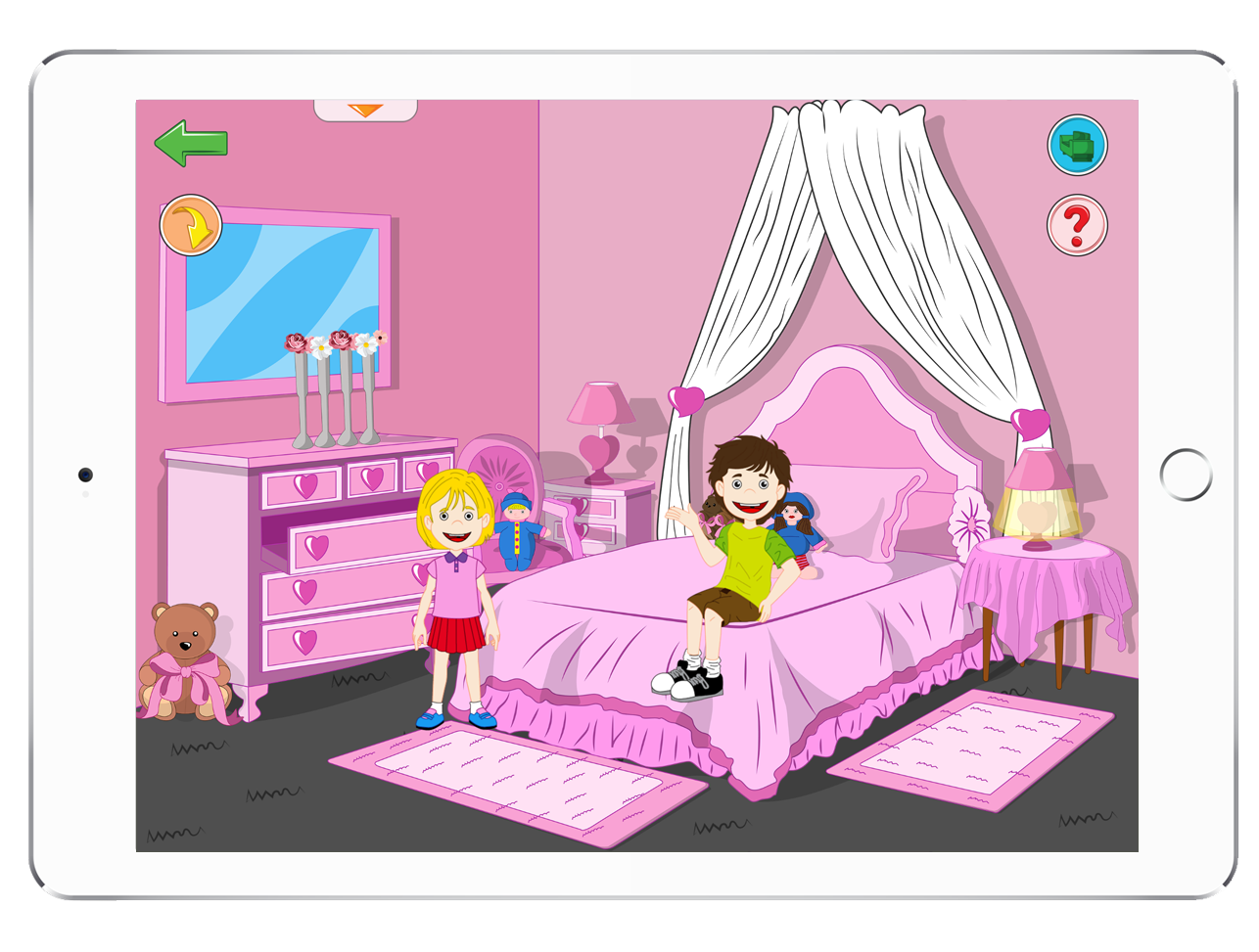 house of learning for iPad – bedroom 2