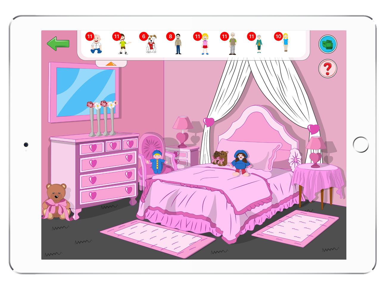 house of learning for iPad – bedroom